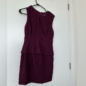 Adrianna papell women’s lace midi dress Burgundy size 4